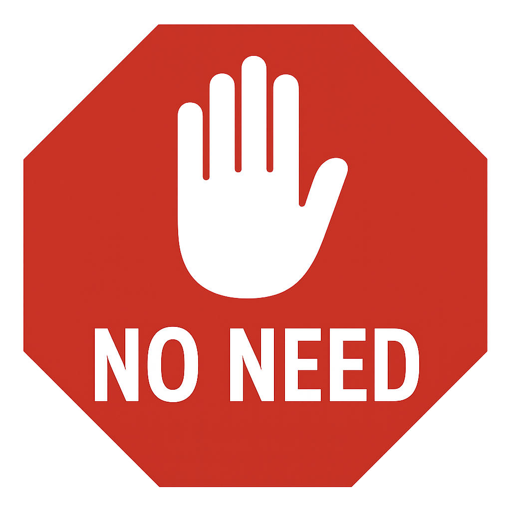 No need ticketflipping