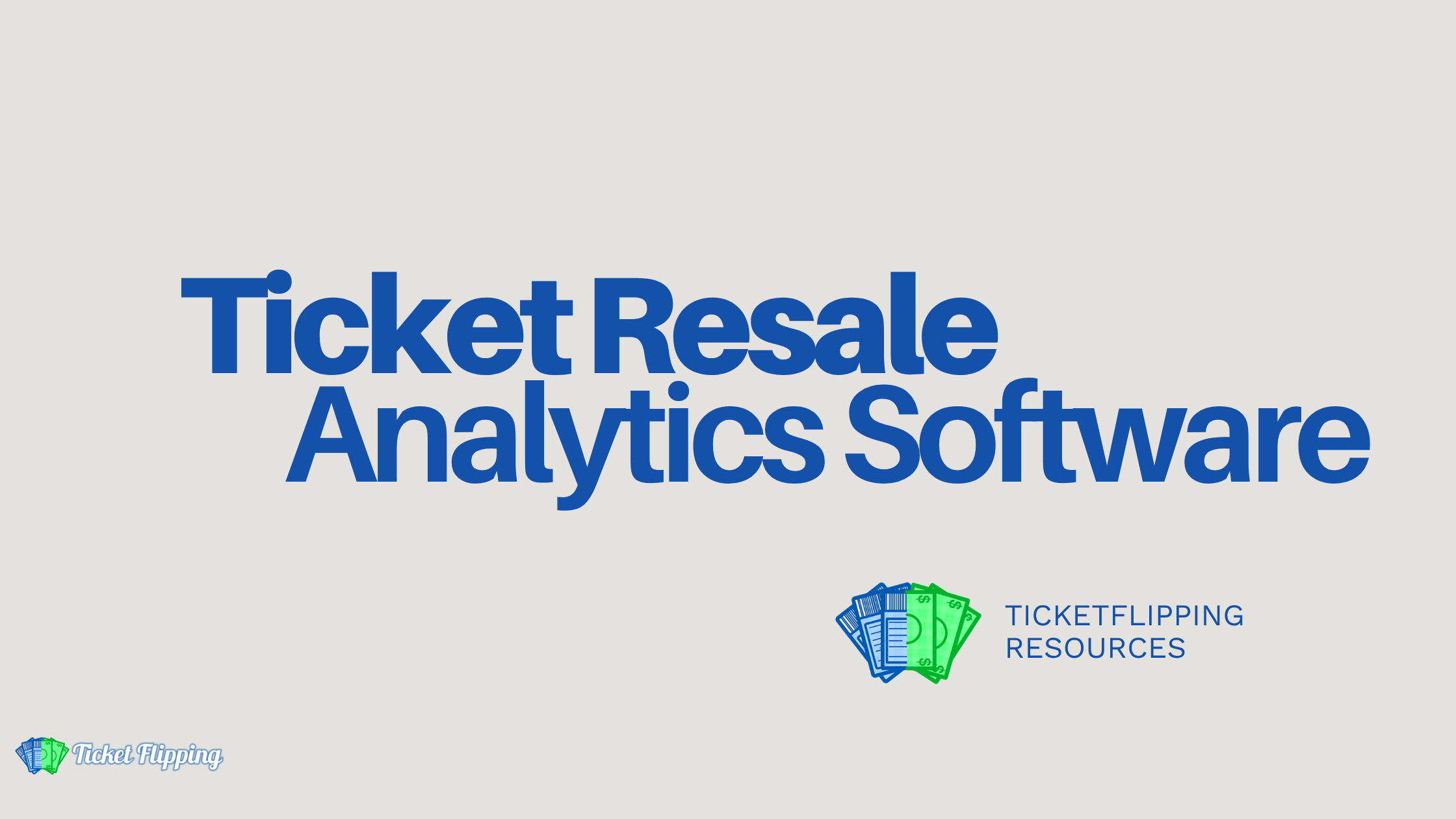 Ticket Resale Analytics Software