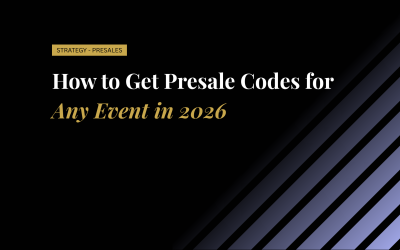 How to Get Presale Codes for Any Event in 2026