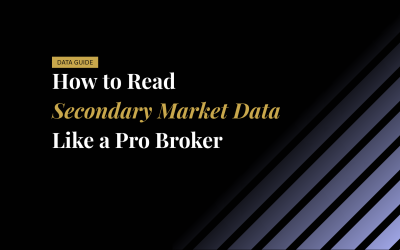 How to Read Secondary Market Data Like a Pro Broker