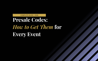 Presale Codes: How to Get Them for Every Event
